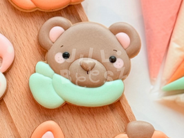 Beer Hoofd met Sjaal (INCL STENCIL)