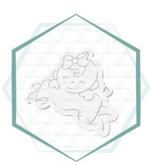Jillbeesz Baby Meisje Banner Uitsteker