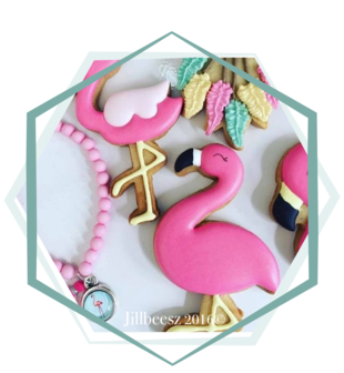 Jillbeesz  Flamingo Sophia Cookie Cutter