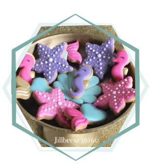 Jillbeesz Fancy Mermaid Tail Cookie Cutter