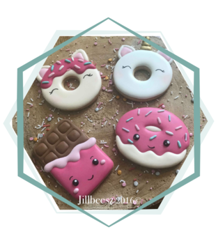 Jillbeesz Donut Unicorn Cookie Cutter