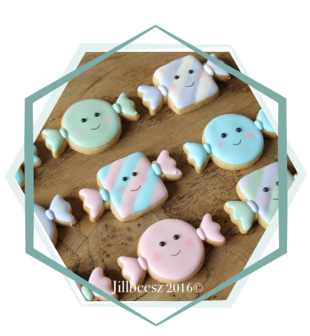 Jillbeesz Candy Sqaure Cookie Cutter