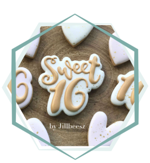 Jillbeesz Sweet 16 Cookie Cutter