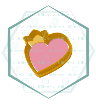 Jillbeesz Heart Crown Cookie Cutter