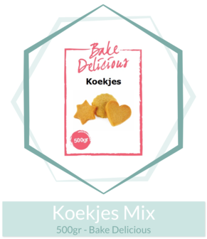 Koekjes mix 500gr - Bake Delicious