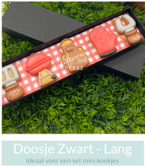 Luxe doosje incl. deksel  (mat zwart)