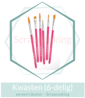 Scrapcooking - Kwasten (6-delig)