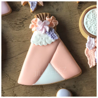 Jillbeesz  Teepee with Flowers  Cookie Cutter