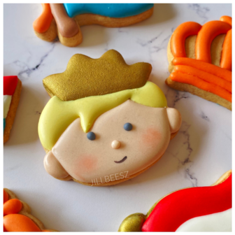 Jillbeesz King Head Cookie Cutter