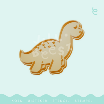 Jillbeesz Brontosaurus Cookie Cutter