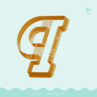 Chocolade Letter P