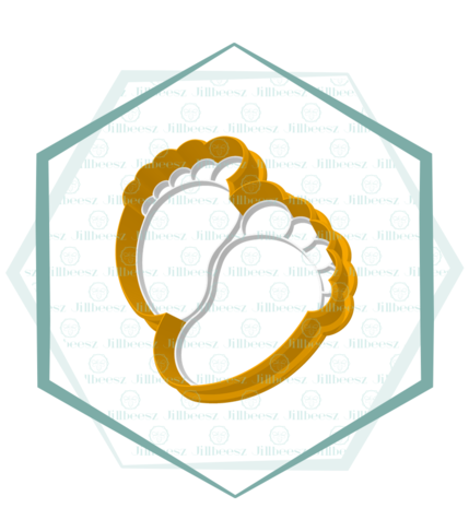 Jillbeesz Baby Feet Cookie Cutter
