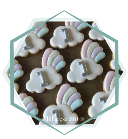 Jillbeesz Rainbow Cloud Cookie Cutter