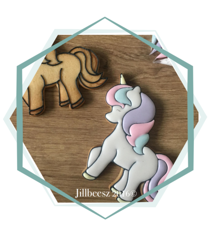 Jillbeesz Unicorn Lily Cookie Cutter