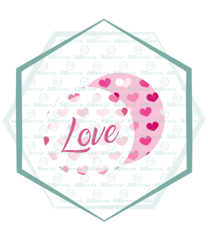 Jillbeesz Love Tag (Pink) - 10 pieces