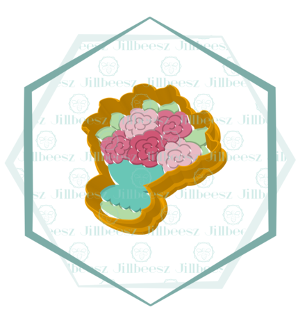 Jillbeesz Bouquet Cookie Cutter