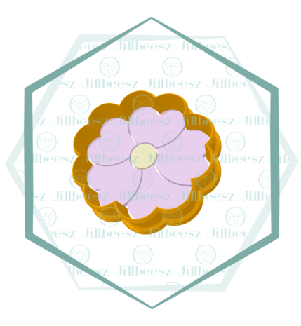 Jillbeesz Flowerbud 2 Cookie Cutter