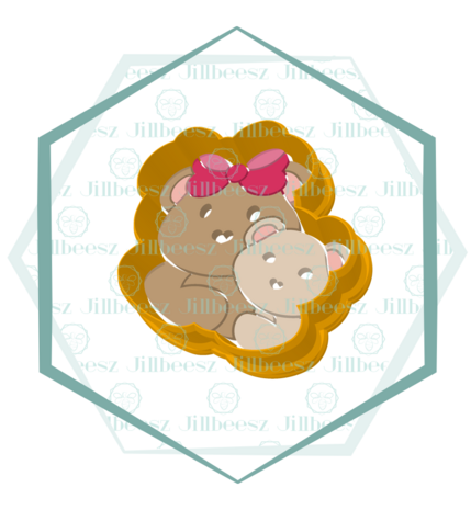 Jillbeesz Lavender Flowerbud Cookie Cutter