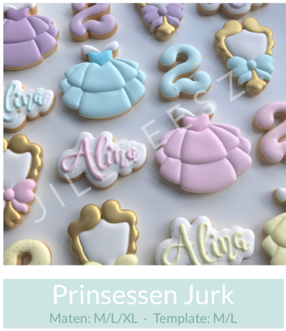 Jillbeesz Princess Dress Cookie Cutter