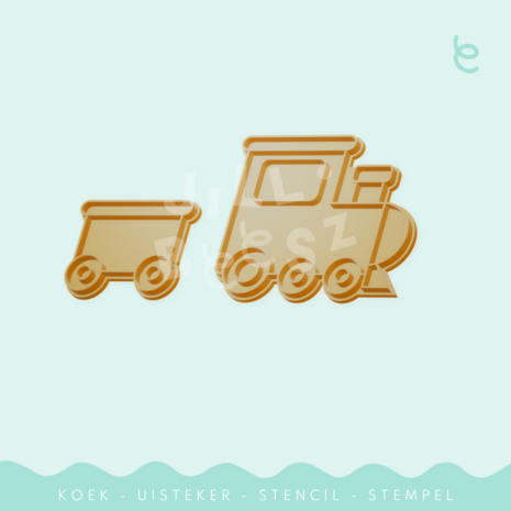 Jillbeesz Locomotive Set Cookie Cutter