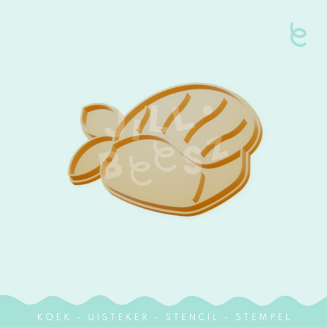 Jillbees Sushi Shrimp Cookie Cutter