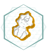 Jillbeesz Baby Meisje Zittend Uitsteker