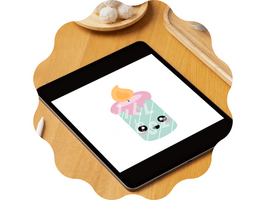 Kaars Lang  (INCL STENCIL)