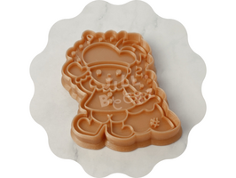 Piet met pepernoten  (INCL STEMPEL)