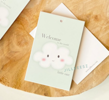 LABEL - WELCOM TO THE WORLD LITTLE ONE - 10 STUKS