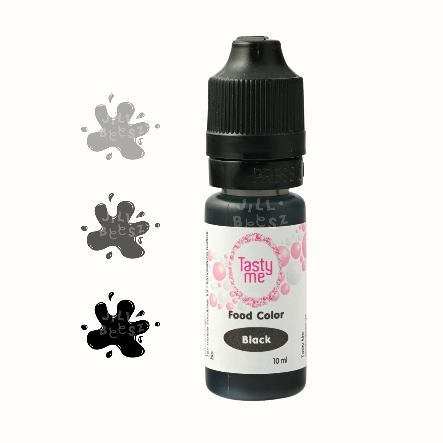 Kleurstof Gel - Zwart - 10ML - Tasty Me