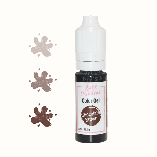 Kleurstof Gel - Bruin - 10ML - Bake Delicious [OP=OP]
