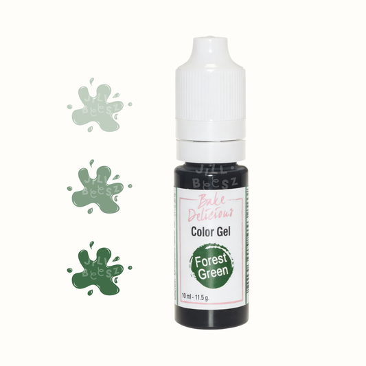 Kleurstof Gel - Donker groen - 10ML - Bake Delicious [OP=OP]