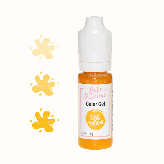 Kleurstof Gel - Eigeel - 10ML - Bake Delicious [OP=OP]