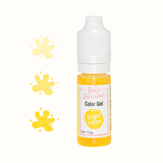 Kleurstof Gel - Geel - 10ML - Bake Delicious [OP=OP]