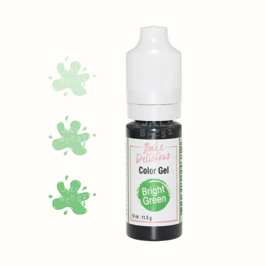 Kleurstof Gel - Groen - 10ML - Bake Delicious [OP=OP]
