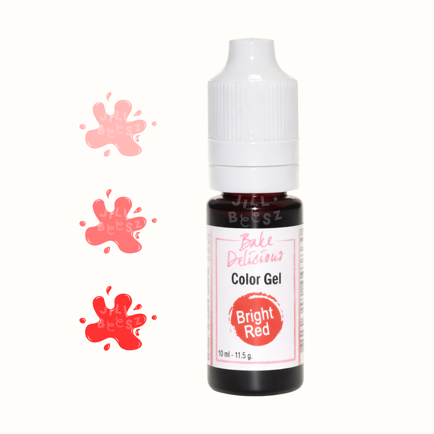 Kleurstof Gel - Rood - 10ML - Bake Delicious [OP=OP]