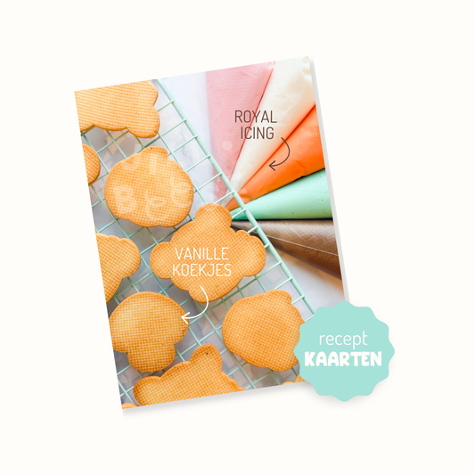 Receptkaarten Royal Icing & Vanille Koekjes