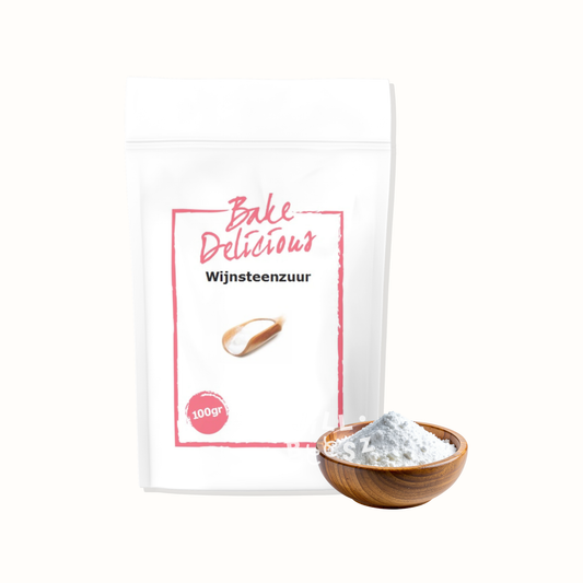 Wijnsteenzuur 100gr - Bake Delicious